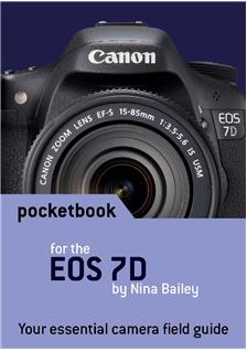 Canon EOS 7D manual. Camera Instructions.